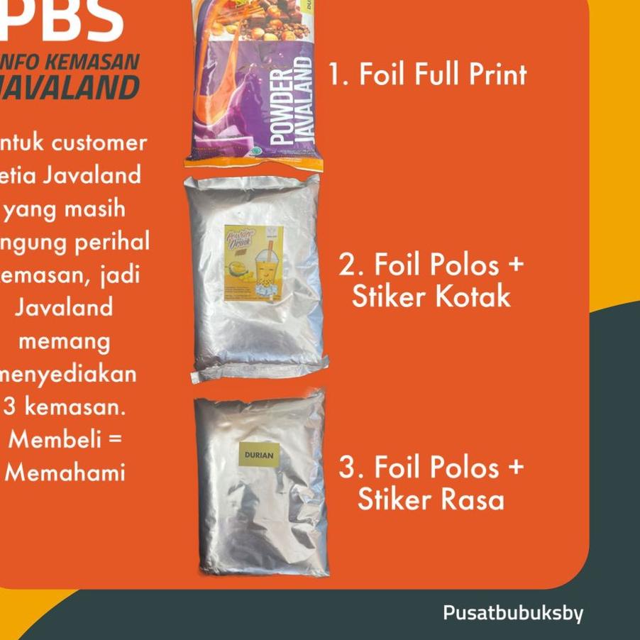 

Terbaru 12.12 JAVALAND Bubuk Rasa Strawberry !!