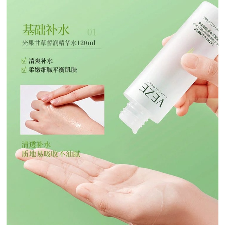 LM-FZ80481 Veze Pelembab Light Licorice Moisturizing set isi 2pc