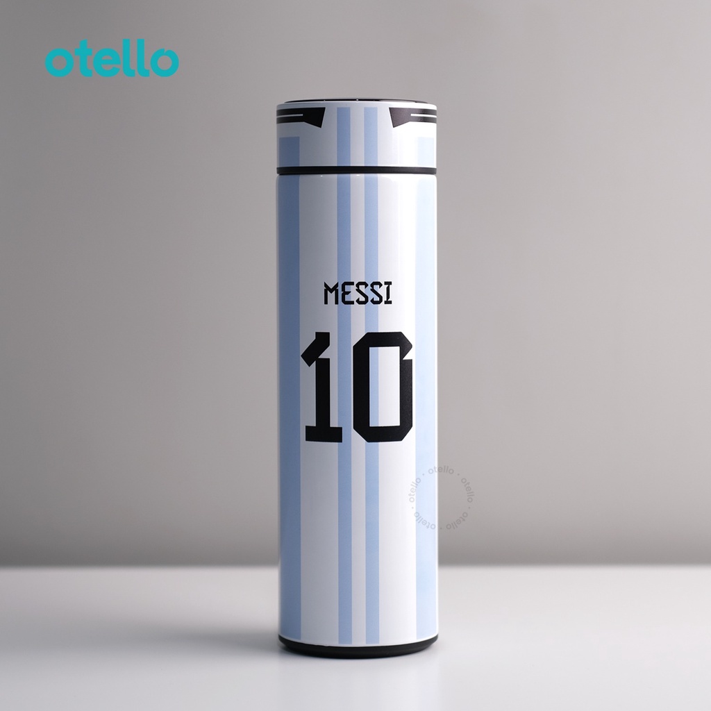 Tumbler Argentina Soccer Messi Jersey Custom Botol Air Minum Kado World Cup Piala Dunia