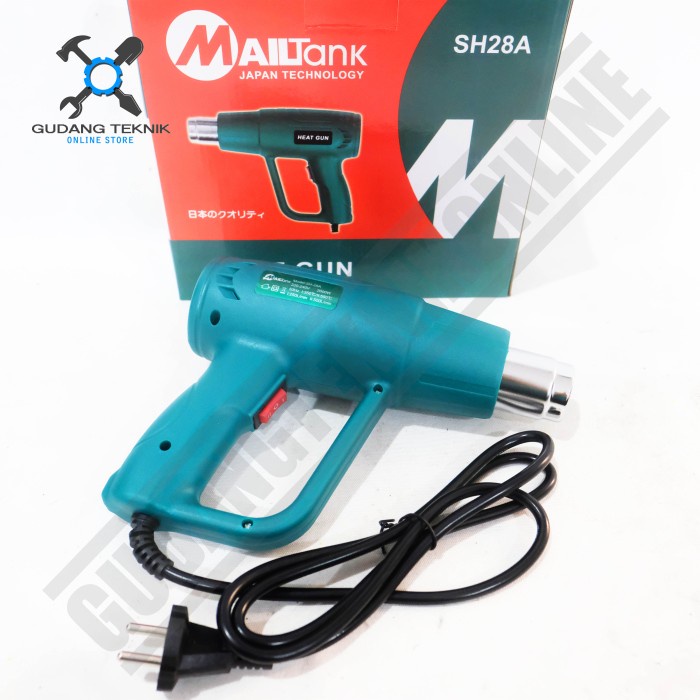 Mesin Heat Gun SH28A MAILTANK / Heatgun Hotgun Hot Air Gun Mesin Pemanas Stiker Kaca Film SH-28A MAILTANK