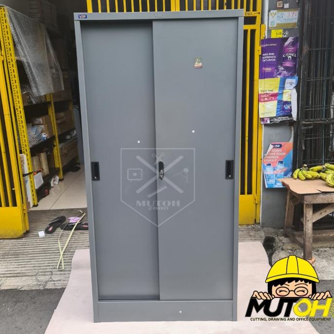 

PROMO LEMARI ARSIP LEMARI BESI PINTU SLIDING GESER VIP V-603 SALE