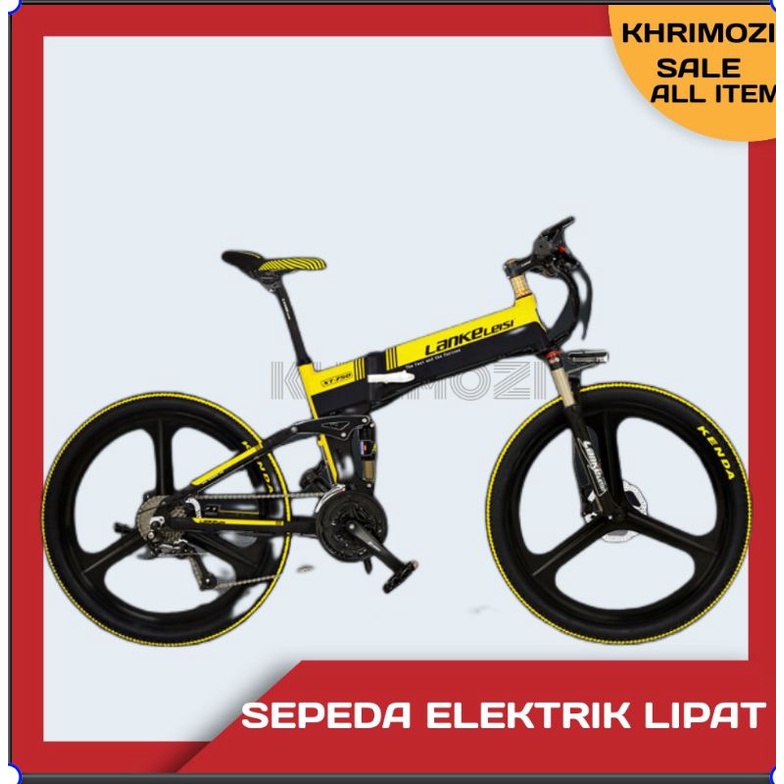 Lankeleisi Sepeda Elektrik Moped Smart Moped Sport
