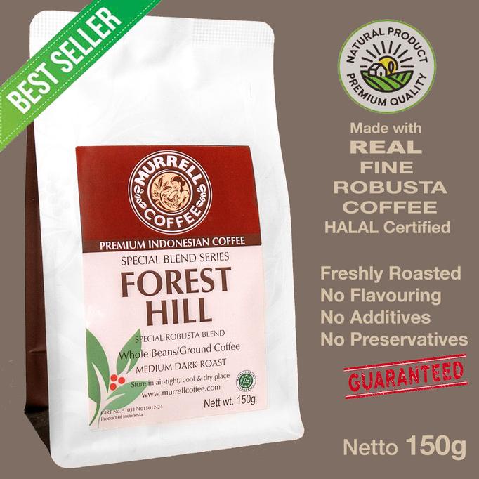 

[BISA COD] FOREST HILL kopi fine robusta premium blend biji bubuk MURRELL COFFEE