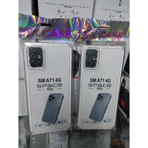 Softcase Samsung A71 Silikon Casing Case Bening Transparan Pelindung Pro Camera