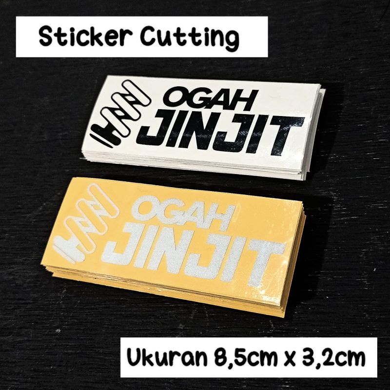 sticker cutting OGAH JINJIT