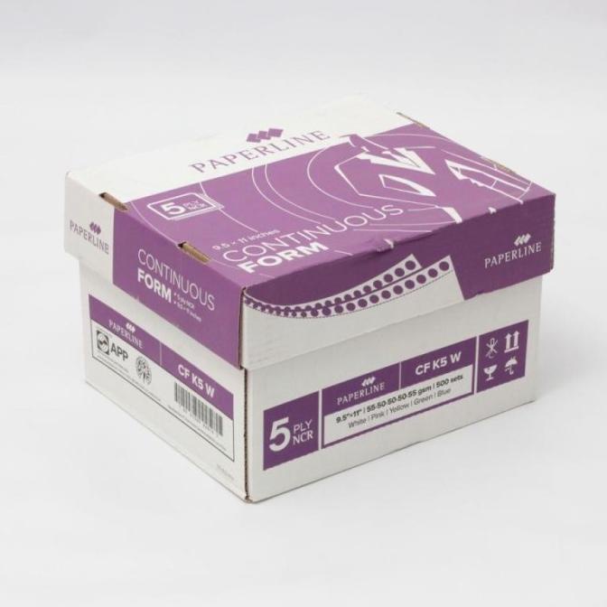 

Continuous Form Paperline 9,5 x 11 5 ply (KHUSUS GOSEND & GRABEXPRESS)
