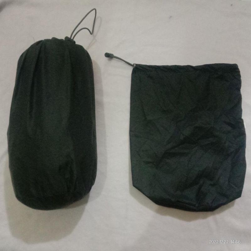 sarung jaket ultralight wadah jaket bulang dakron dacron tnf great mountain