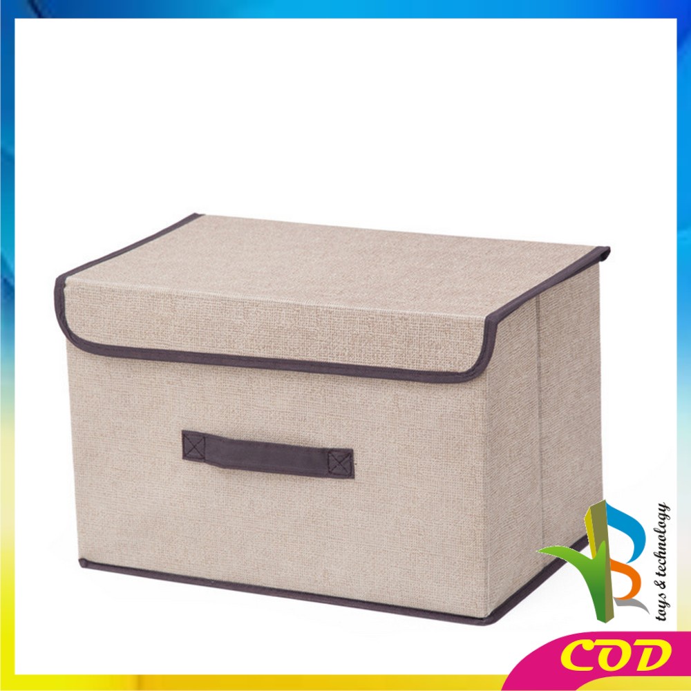 RB-C484 Storage Box 2in1 / Tempat Penyimpanan Serbaguna / Box Organizer Baju Kotak Mainan Anak Portable