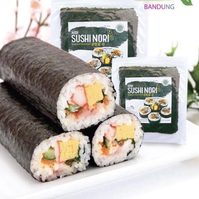 

Trend ❁ Sushi Nori 10 Lembar / Sheet - Lembaran Rumput Laut^