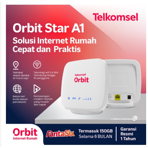 Telkomsel Orbit Star A1 Modem 4G WiFi High Speed