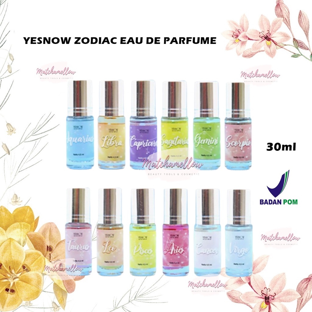 ❄️MATCHA❄️[30ML] YESNOW ZODIAC EAU DE PARFUME - ZODIAC SERIES PARFUM BPOM