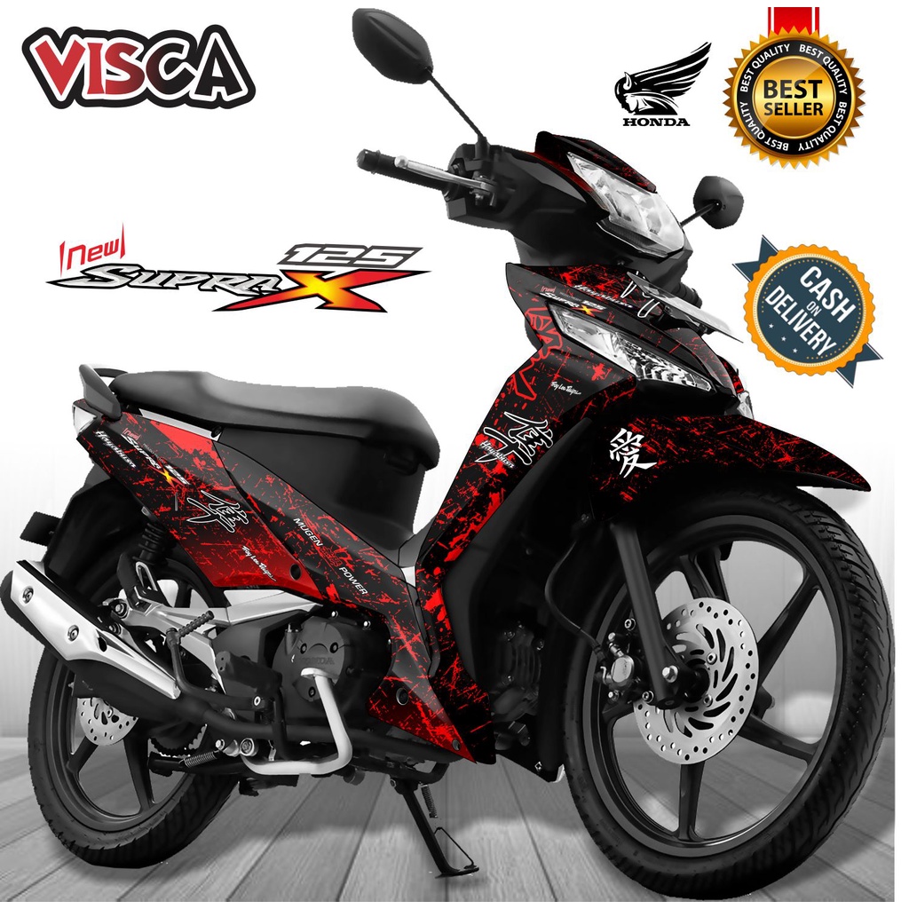 Decal Supra X 125 Fi Modif Keren Stiker Supra X 125 Fi Full Body Stiker Supra X 125 Fi Full Body Str