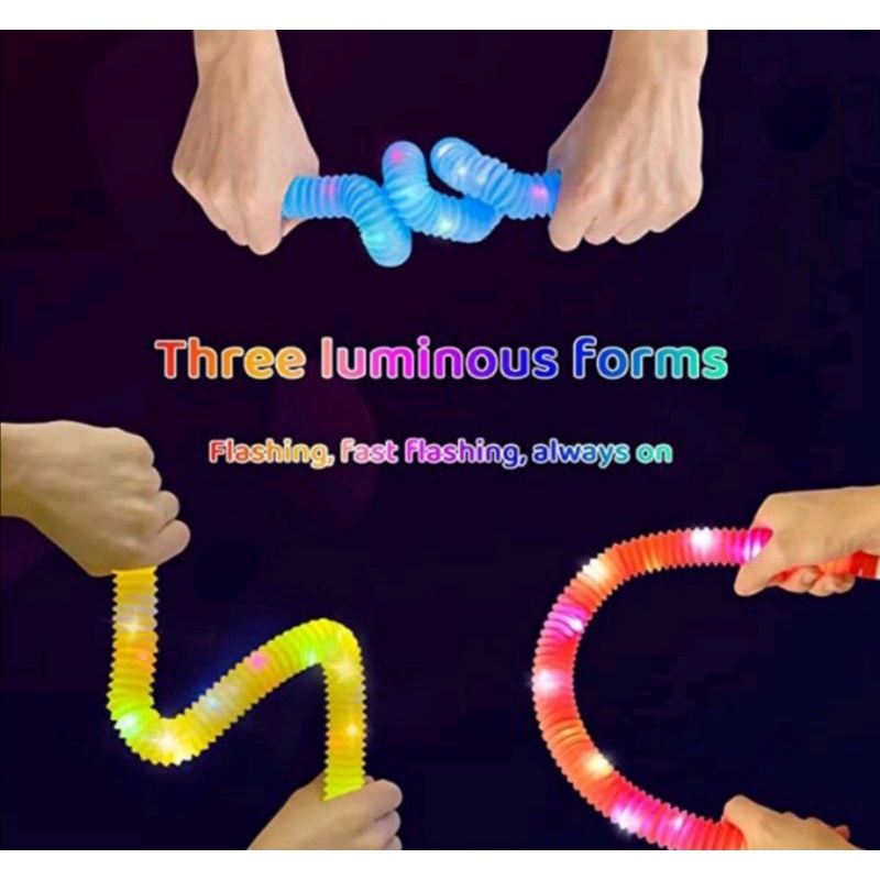 Pop tube LED selang lampu led Funny mainan lampu