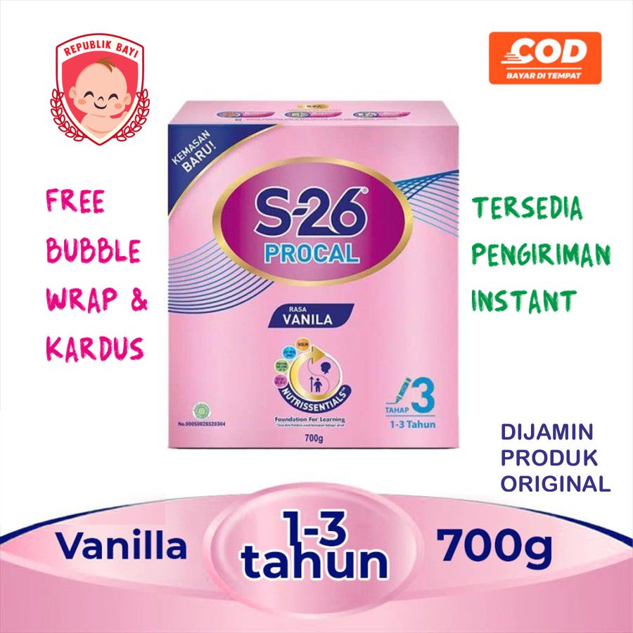 Jual S26 S-26 Procal Gold 3 Tahap 3 Reguler Vanila 700 gram 700gr MURAH ...