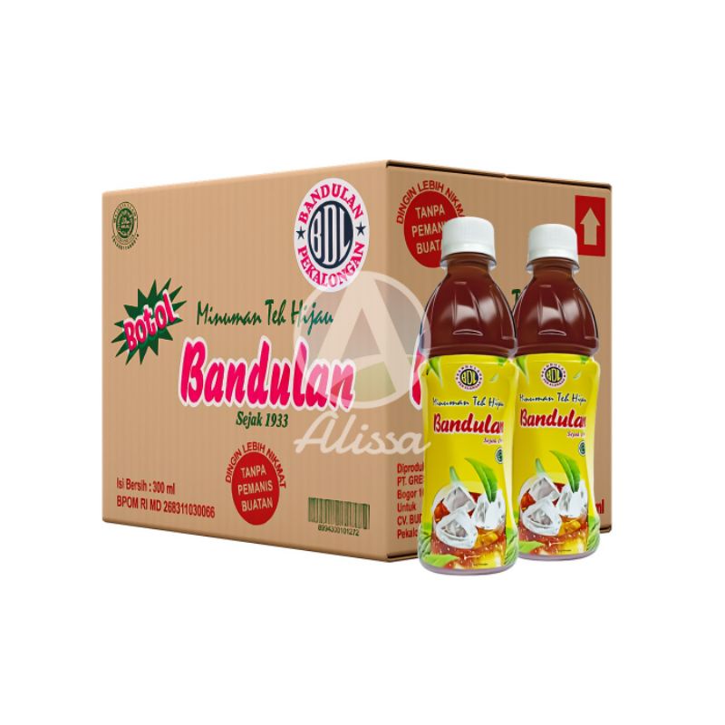 Teh Bandulan Botol 300ml (1 Dus Isi 12 Botol)