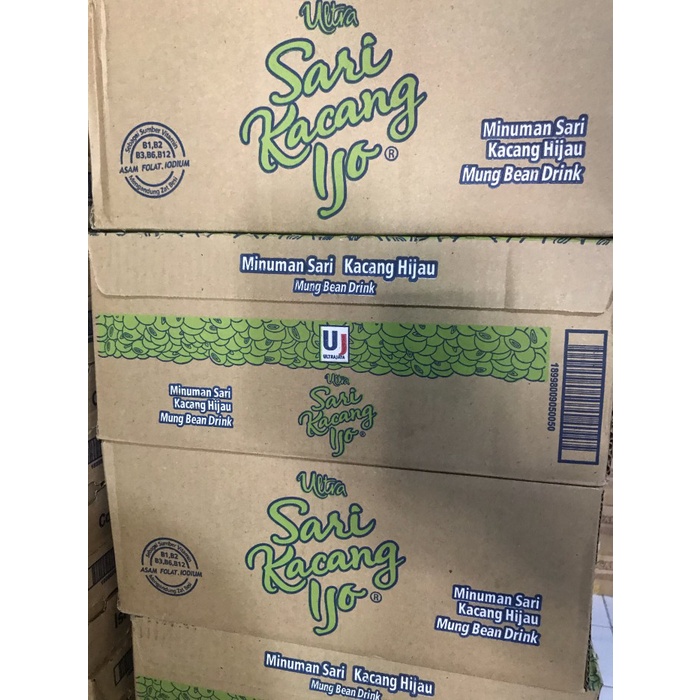

[TERBARU] Ultra sari kacang hijau 250ml 1 dus 24 pcs