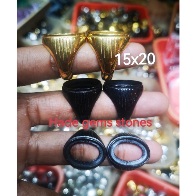 ring emban titanium super kualitas dim 15x20