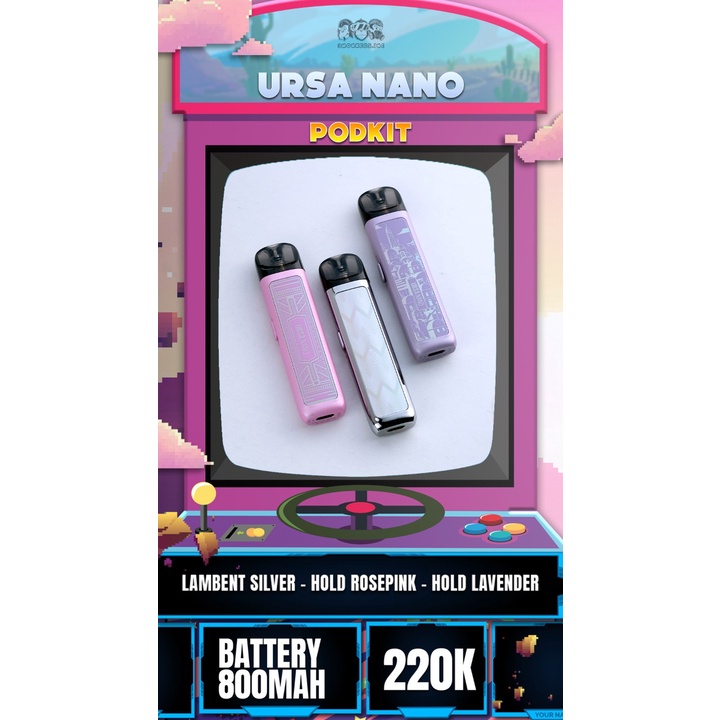 Jual Ursa Nano 18W 800mAh Limited Edition Pod By Lost Vape Shopee