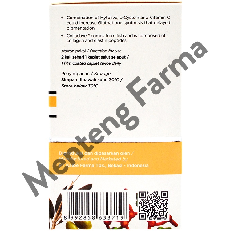 H2 Fair Skin 30 Kaplet - Suplemen Kesehatan Kulit Flek atau Noda Hitam
