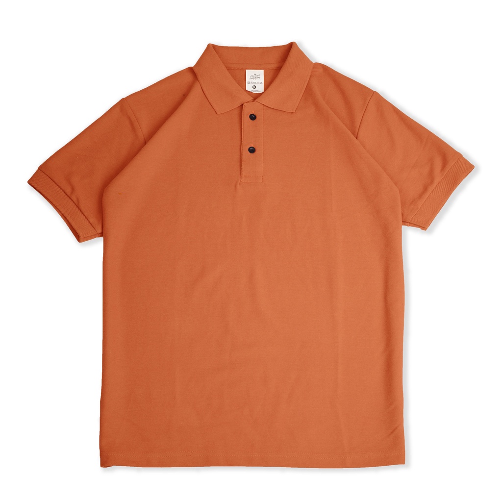 POLO SHIRT ORANGE BRICK