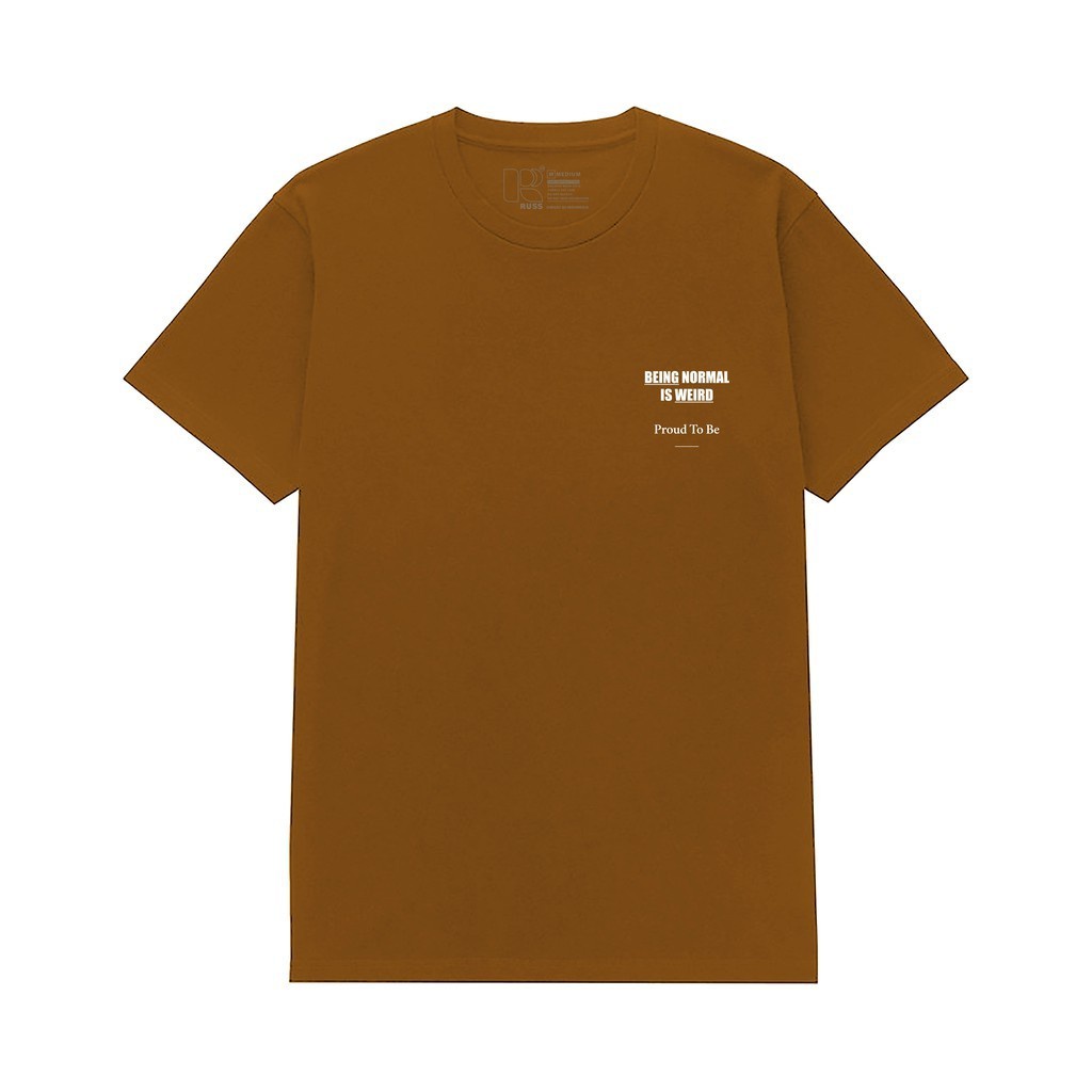 #Russ.Co T-Shirt Normal Camel Good Quality | Kaos Russ | T-Shirt Distro | Kaos Murah | T-Shirt Unise