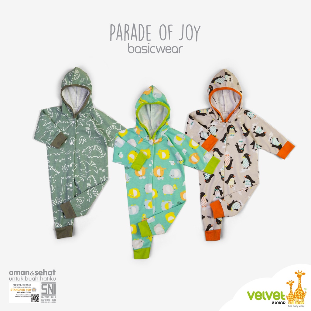 Velvet Junior Jumper Panjang 3set