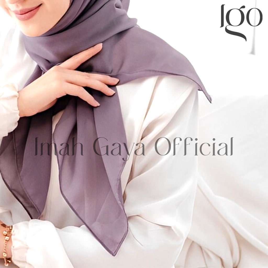 Kerudung Segiempat BELLA SQUARE Pollycotton Premium Lembut