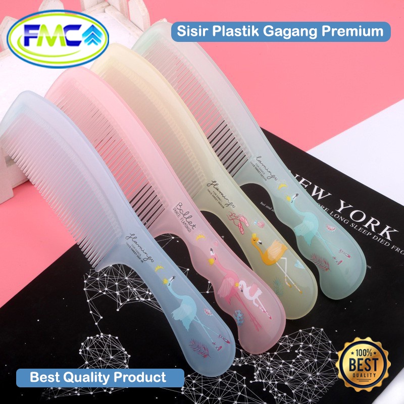 Sisir Rambut Anti Kusut Sisir Plastik Tebal Kuat Sisir Pria SIsir Wanita Sisir Gagang Karakter Sisir Gagang Tebal Gigi Rapat Murah Berkualitas Sisir Salon Sisir Premium Sisir Jumbo Sisir Fancy Korea Lucu Imut