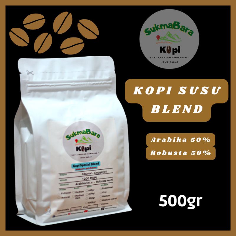 

Kopi Susu Blend Arabika 50 - 50 Robusta Espresso Coffe Crema 500gr