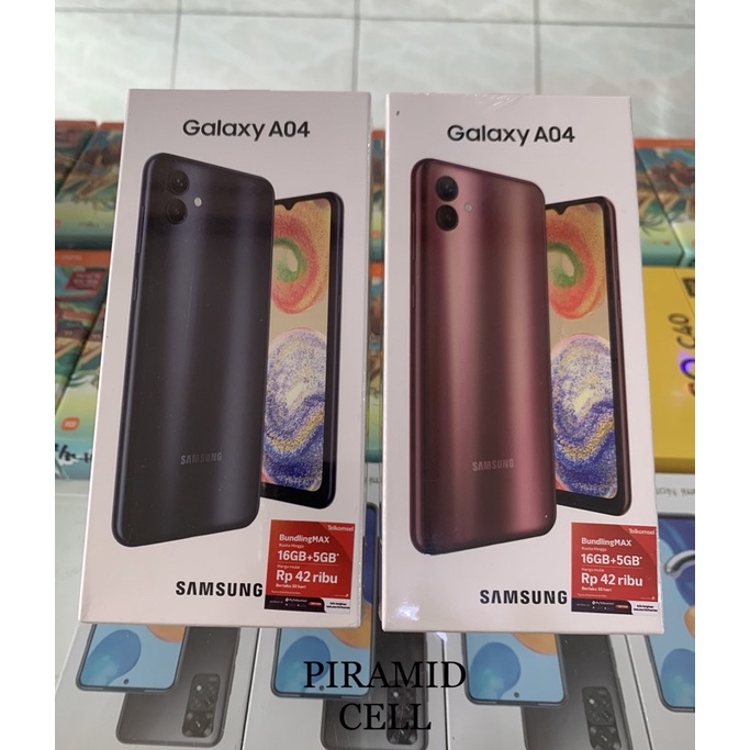 Samsung Galaxy A04 3-32GB/ 4-64GB garansi resmi