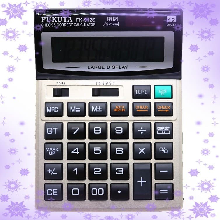 

Kalkulator / Calculator 12 Digit Kalkulator FK - 912