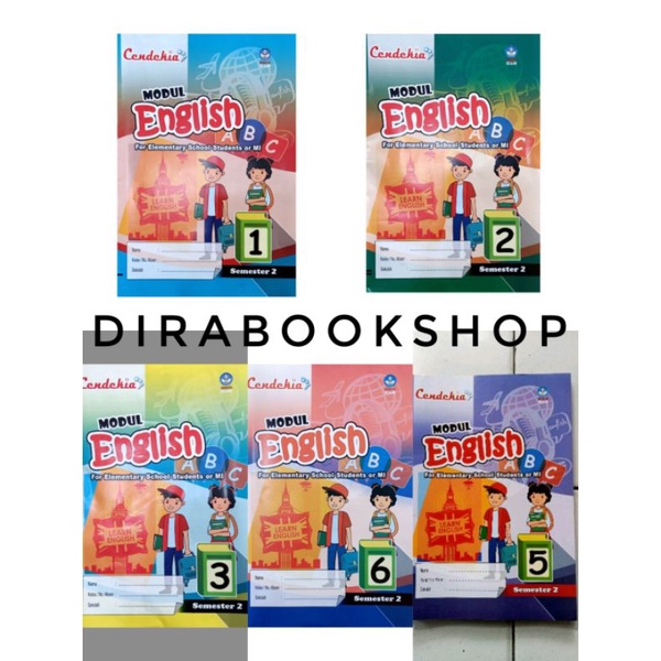 Semester 2 Lks English Cendekia kelas 1/2/3/4/5/6 revisi 2023