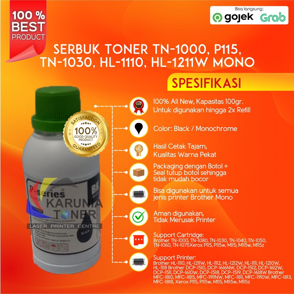 Toner Refill FUJI XEROX P115, M115w,M115z