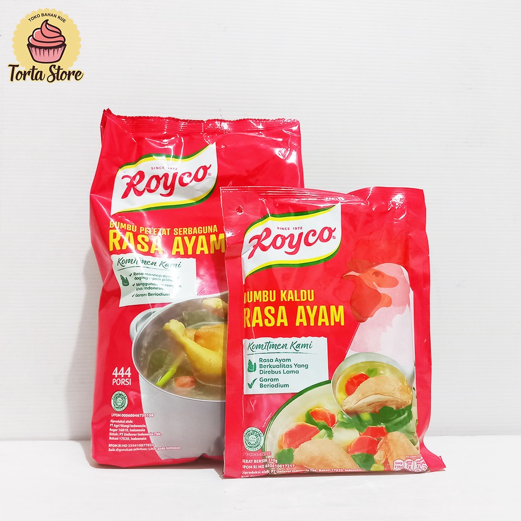

Royco Bumbu Penyedap Makanan Rasa Kaldu Ayam 1kg dan 250gr