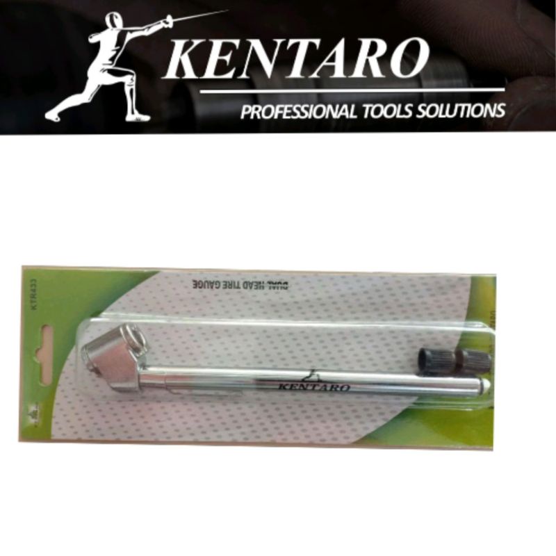 alat ukur tekanan angin ban 120psi m/pencil type KTR-433 body besi Kentaro Japan quality