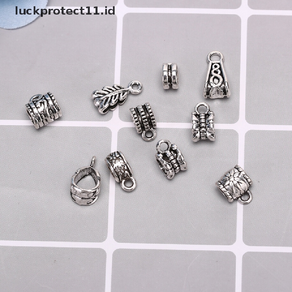 /Fashion Hot// Fashion// 120Pcs Konektor Logam Spacer Beads Bail Tube Beads Ch DIY Membuat Perhiasan.