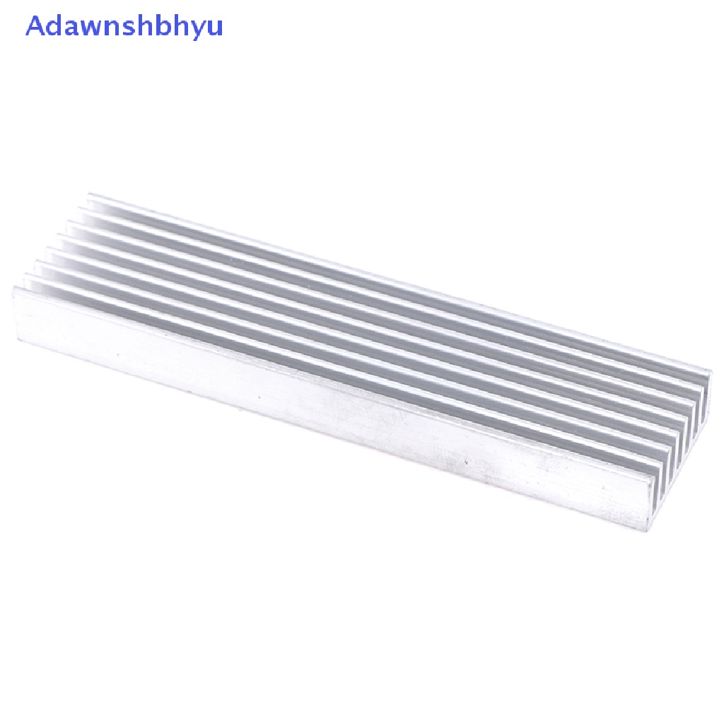 Adhyu 100 * 25 * 10mm Aluminium High Power Heatsink Elektronik Radiator ID