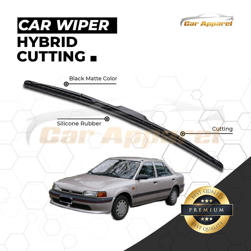 WIPER MAZDA 323 INTERPLAY 1991 HYBRID CUTTING HYBRID 2 PCS
