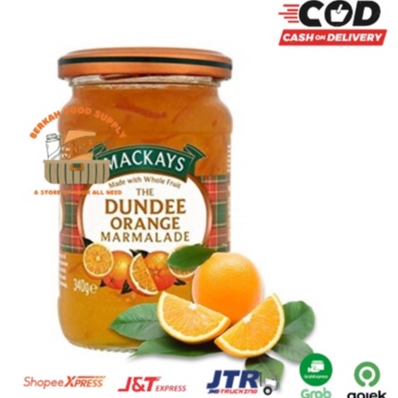 

MACKAYS Dundee Orange Marmalade JAM 340gr / Selai Jeruk Scotlandia