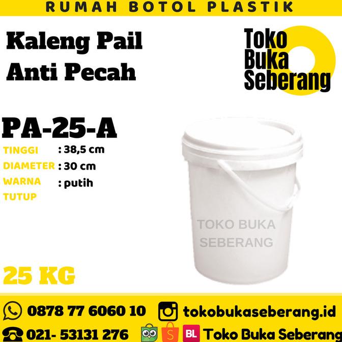 Pail 25kg / Ember Cat / Ember Plastik Baru