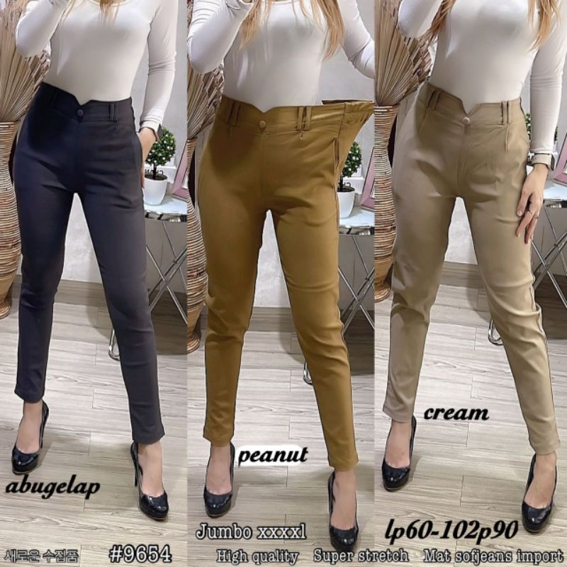 9654 cp 98.000 celana kain celana kantor