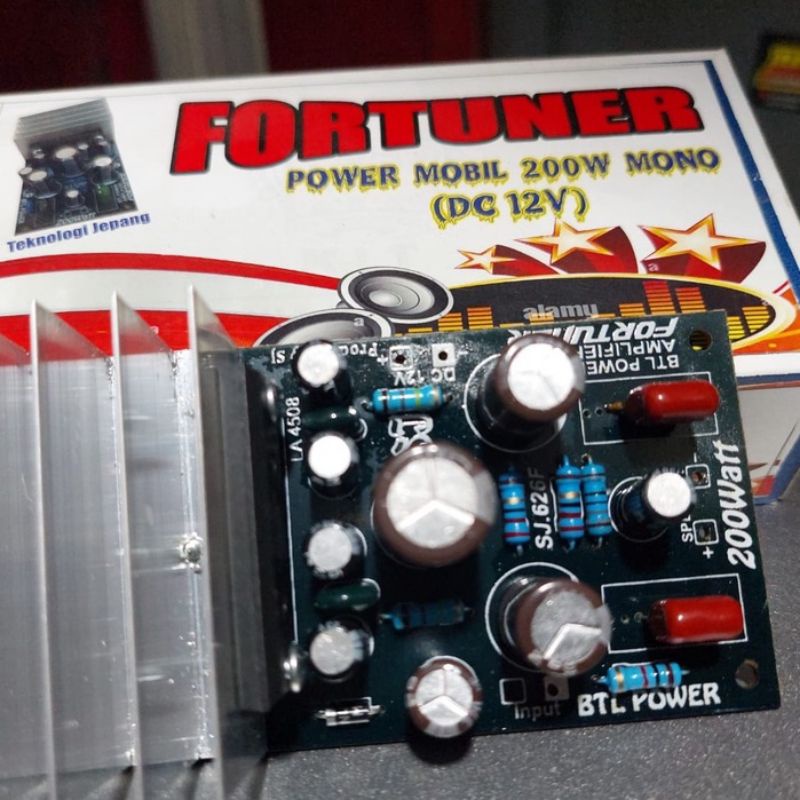 KIT POWER MOBIL 12V BTL 20OW FORTUNER balap