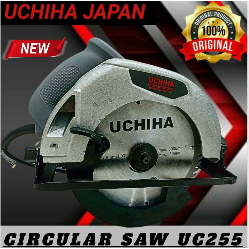 CIRCULAR SAW MESIN GERGAJI PEMOTONG KAYU TRIPLEK UCHIHA TYPE UC 255