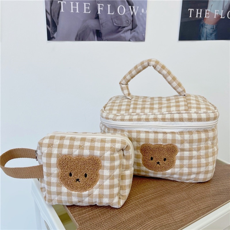 Declyn Cosmetic bag travel cosmetic pouch / tas kosmetik premium korea / skincare pouch