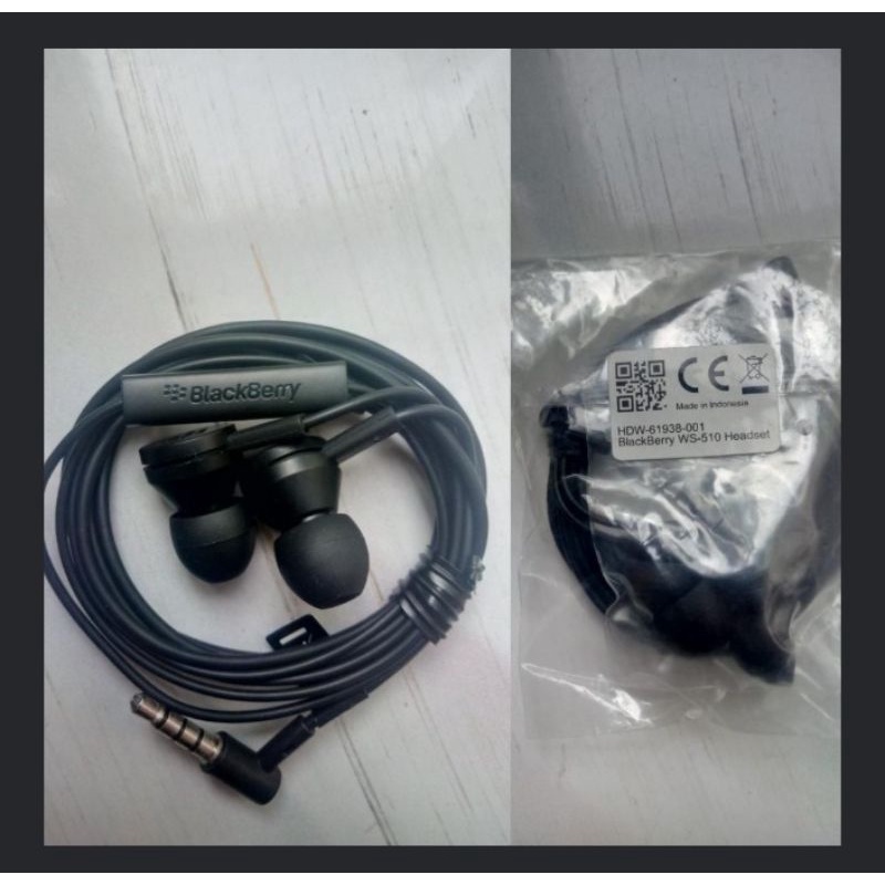 Jual handsfree blackberry earphone ori suara bass Shopee Indonesia