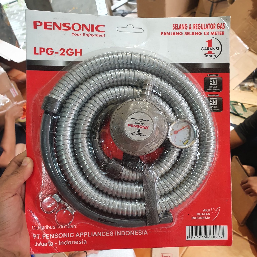 Regulator Gas LPG 1G PENSONIC Dengan Alat Ukur TERMURAH