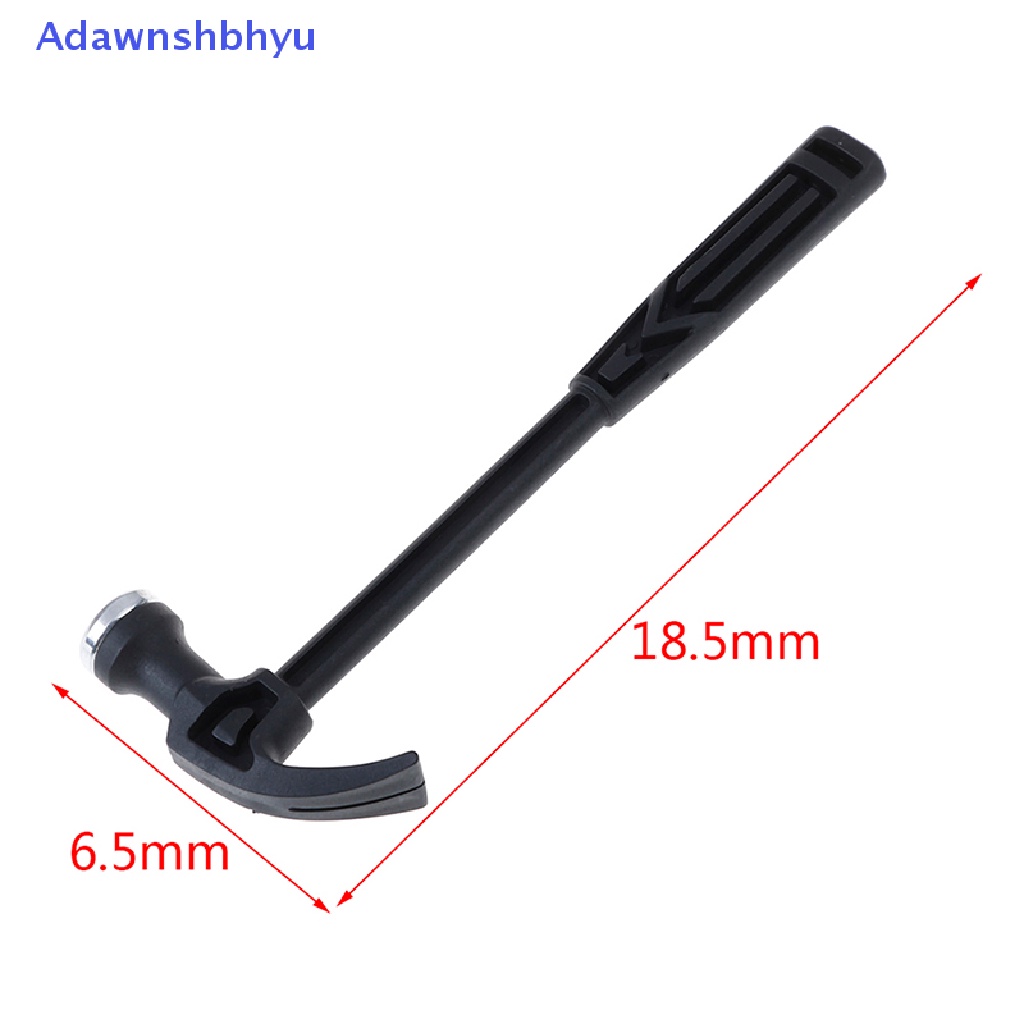 Adhyu Gagang Plastik mini claw hammer working nail puncher Alat Palu Besi ID