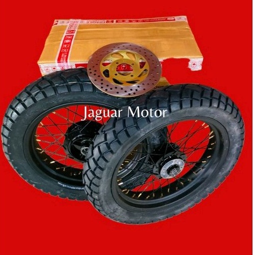 Paket Ban Set Motor Byson Custom Japs Uk Ban 120/80 130/80 Velg Uk 300 350
