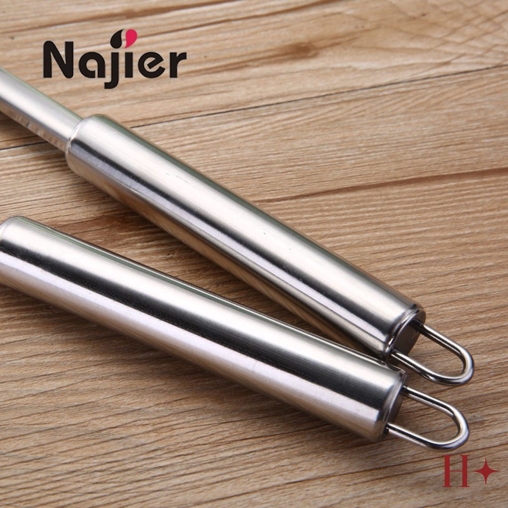 H✦ Najier Alat Masak Stainless Steel Sodet Sutil Centong Kuat Tebal Tahan Lama Panjang 32.5cm