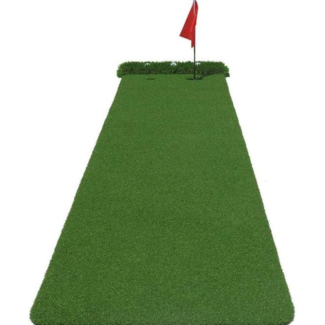 Portable Mini Golf Putting Mat Realistic Grass Turf Training Mat